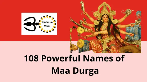 108 Names of Goddess Durga with Meaning