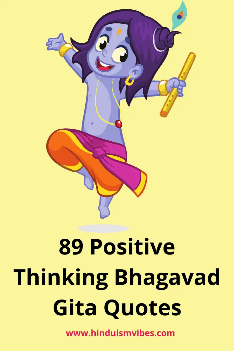 Positive Thinking Bhagavad Gita Quotes