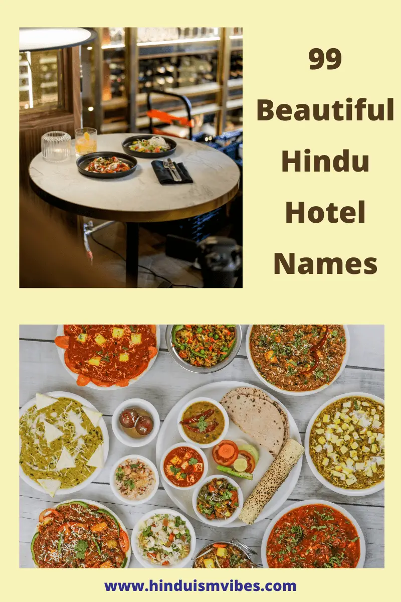 Hindu Hotel Names