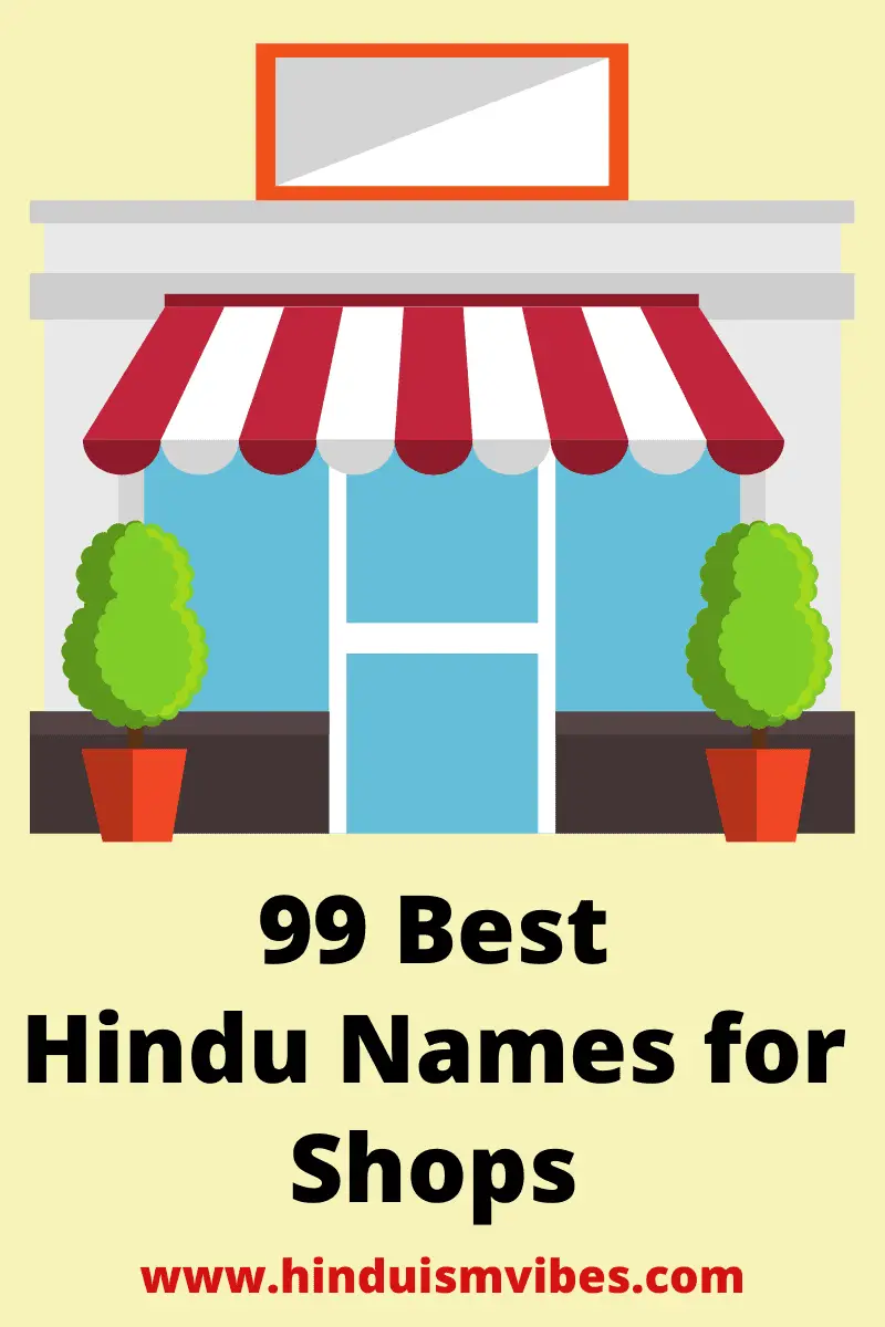 Hindu Names for Shops