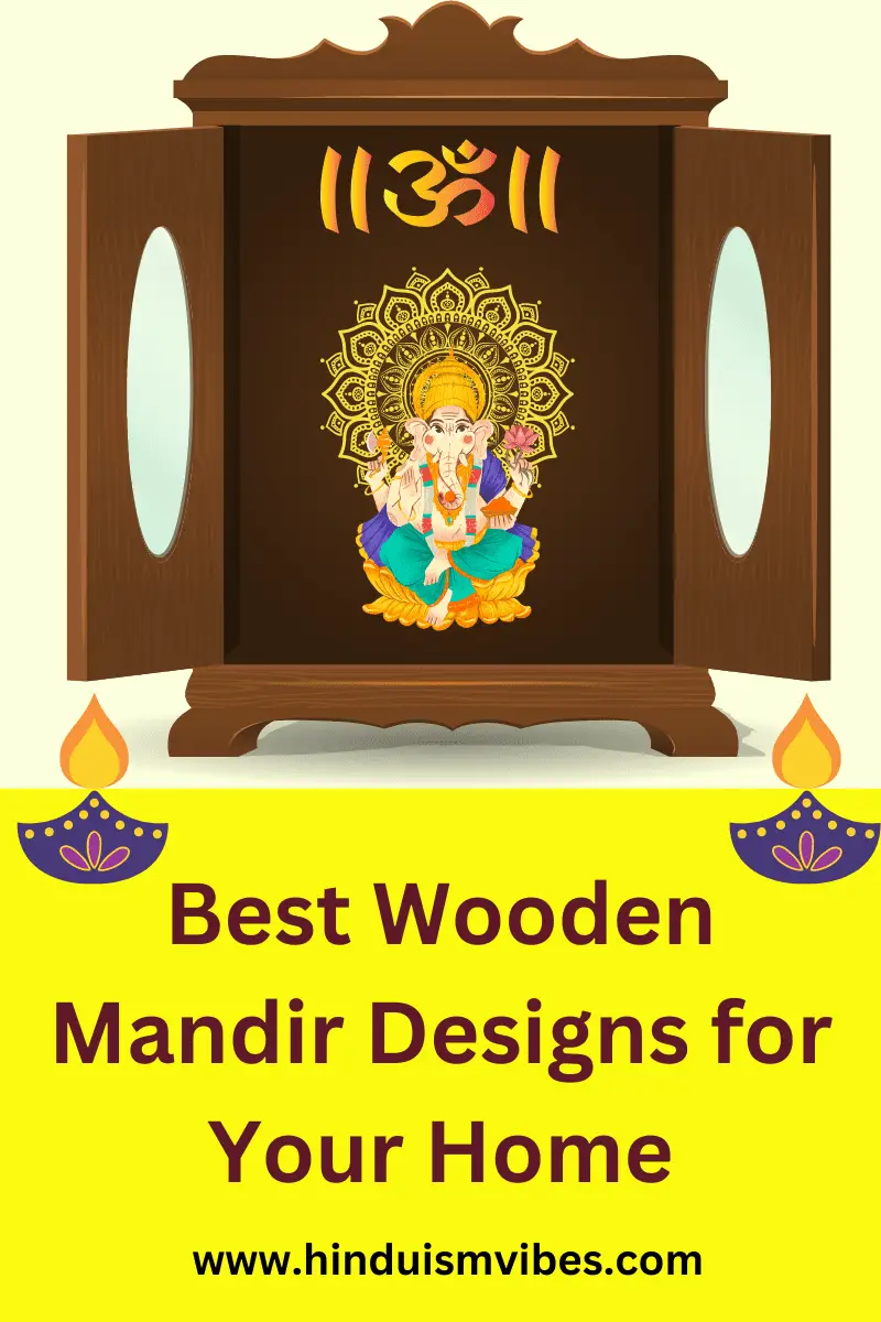 Wooden Mandir Design for Home