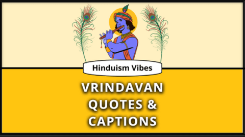 Captions for Vrindavan Trip for Instagram - Hinduism Vibes